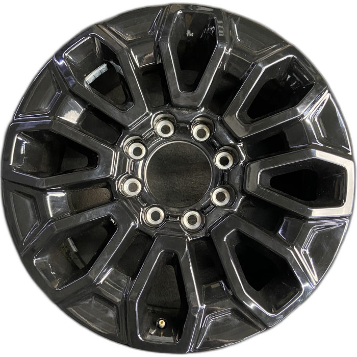 22" SIERRA 2500 PICKUP 24 22x8.5, black Original OEM Wheel Rim - Front View