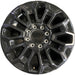 22" SIERRA 2500 PICKUP 24 22x8.5, black Original OEM Wheel Rim - Front View