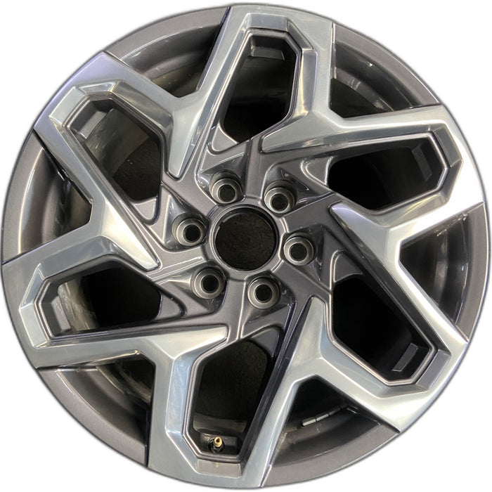 20" SIERRA 1500 PICKUP 22 20x9, , twisted spoke, Original OEM Wheel Rim - Front View