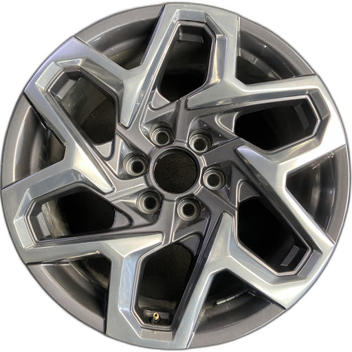 20" SIERRA 1500 PICKUP 22 20x9, , twisted spoke, Original OEM Wheel Rim - Front View