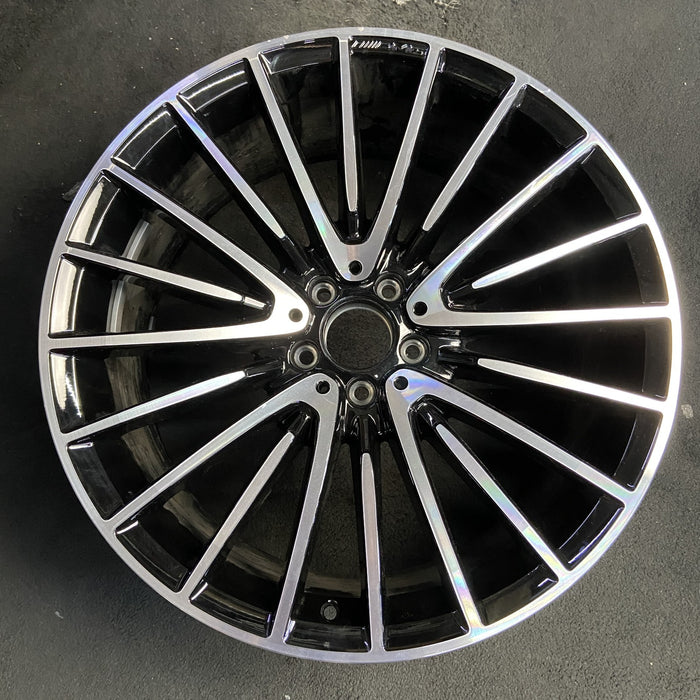 21" MERCEDES S-CLASS 21 223 Type , 21x9 , machined face with black accent - Additional View
