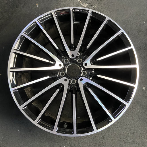 21" MERCEDES S-CLASS 21 223 Type , 21x10 , machined face with black accent - Additional View