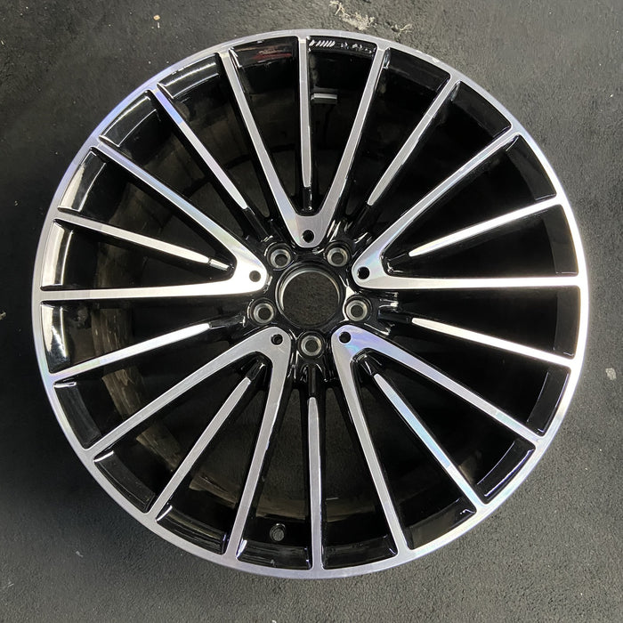 21" MERCEDES S-CLASS 21 223 Type , 21x10 , machined face with black accent - Additional View