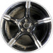 19" MUSTANG 19-20 19x8.5 , 5 spoke, machined face with pockets Original OEM - Front View
