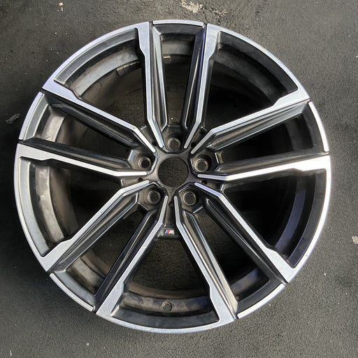 19" BMW 230i 22-24 19x8, , double spoke, wide spoke Original OEM Wheel Rim - Additional View