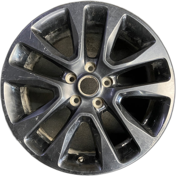 20" GRAND CHEROKEE 17 20x8, 5 spoke , w/o 75th Anniversary package; polished - Front View