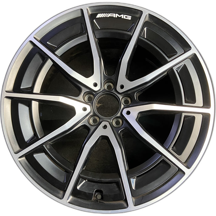 20" MERCEDES GT 26 192 Type , GT43, 20x9.5 , V spoke Original OEM Wheel Rim - Front View