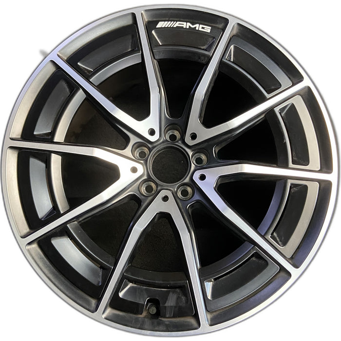 20" MERCEDES GT 26 192 Type , GT43, 20x11 , V spoke Original OEM Wheel Rim - Front View