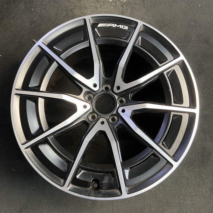 20" MERCEDES GT 26 192 Type , GT43, 20x11 , V spoke Original OEM Wheel Rim - Additional View