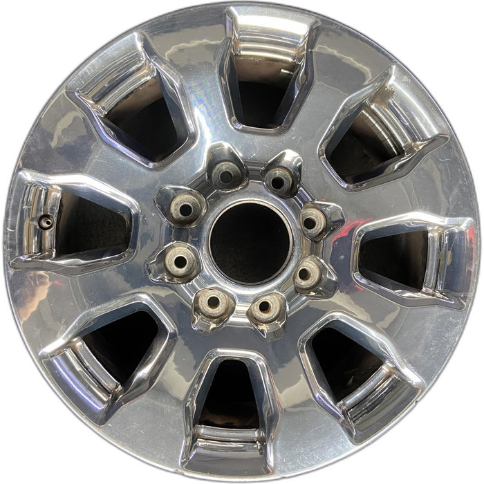 20" FORD F250SD PICKUP 17 20x8 , 8 spoke, chrome, 8" center cap, Original OEM - Front View