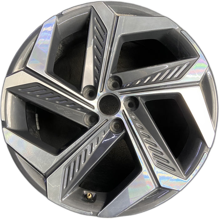 19" TUCSON 22-24 gasoline, 19x7.5 , 5 split spoke, w/o Original OEM Wheel Rim - Front View