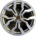 19" AUDI R8 10 19x8.5 , silver finish Original OEM Wheel Rim - Front View