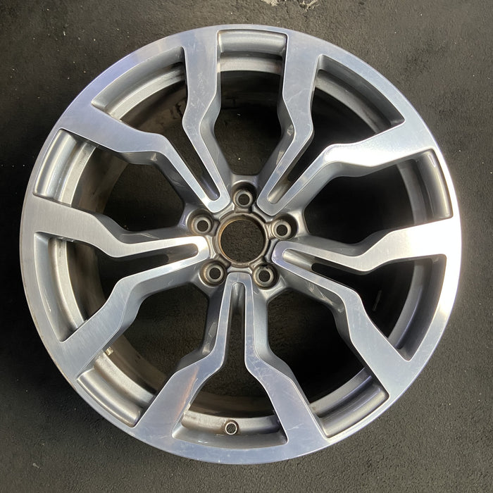 19" AUDI R8 10 19x8.5 , silver finish Original OEM Wheel Rim - Additional View