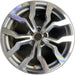 19" AUDI R8 10 19x8.5 , silver finish Original OEM Wheel Rim - Front View