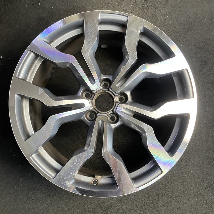 19" AUDI R8 10 19x8.5 , silver finish Original OEM Wheel Rim - Additional View