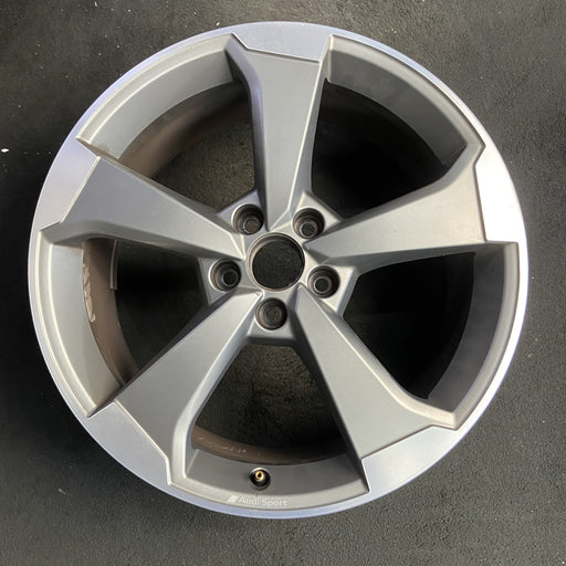19" AUDI S3 19-20 19x8 , 5 solid spoke Original OEM Wheel Rim - Additional View