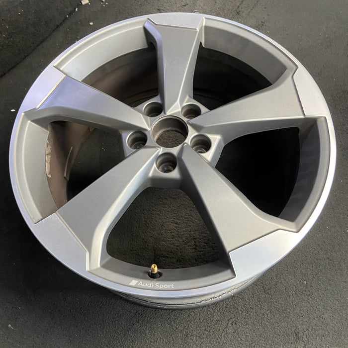 19" AUDI S3 19-20 19x8 , 5 solid spoke Original OEM Wheel Rim - View 7