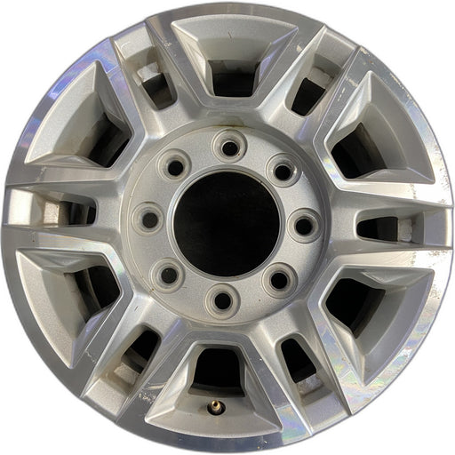 17" SIERRA 2500 PICKUP 20-24 17x7.5, aluminum Original OEM Wheel Rim - Front View