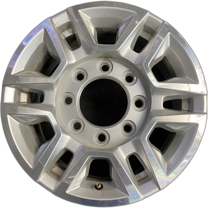17" SIERRA 2500 PICKUP 20-24 17x7.5, aluminum Original OEM Wheel Rim - Front View