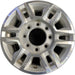 17" SIERRA 2500 PICKUP 20-24 17x7.5, aluminum Original OEM Wheel Rim - Front View