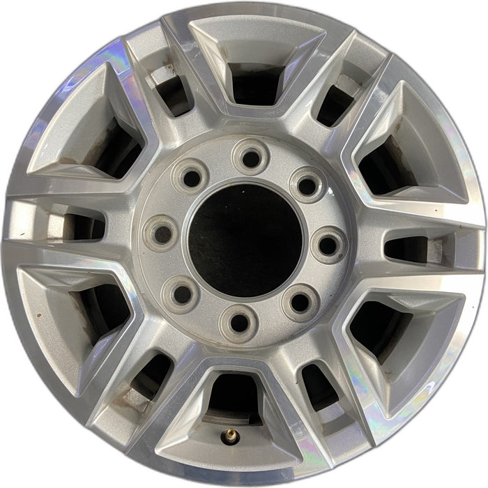 17" SIERRA 2500 PICKUP 20-24 17x7.5, aluminum Original OEM Wheel Rim - Front View