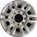 17" SIERRA 2500 PICKUP 20-24 17x7.5, aluminum Original OEM Wheel Rim - Front View