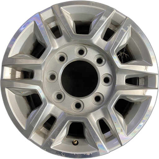 17" SIERRA 2500 PICKUP 20-24 17x7.5, aluminum Original OEM Wheel Rim - Front View