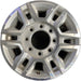 17" SIERRA 2500 PICKUP 20-24 17x7.5, aluminum Original OEM Wheel Rim - Front View