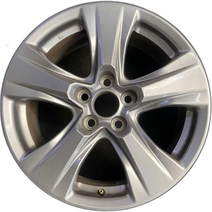 17" RAV4 19-25 17x7, alloy , silver Original OEM Wheel Rim - Front View