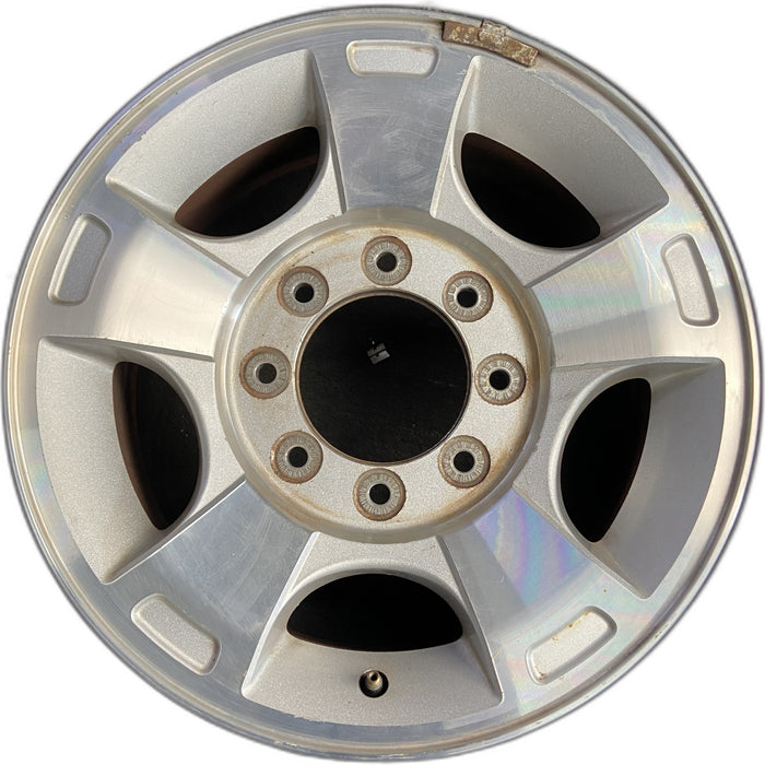 18" FORD F250SD PICKUP 09-10 18x8 , 5 spoke, aluminum, Original OEM Wheel Rim - Front View