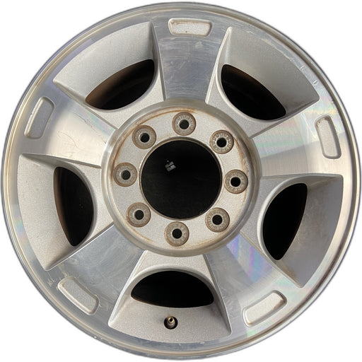 18" FORD F250SD PICKUP 09-10 18x8 , 5 spoke, aluminum, Original OEM Wheel Rim - Front View