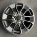 20" SEQUOIA 24-26 20x8, 6 Y spoke, Original OEM Wheel Rim - BLACK - Front View