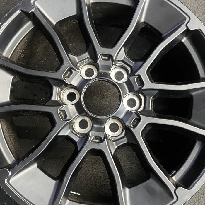 20" SEQUOIA 24-26 20x8, 6 Y spoke, Original OEM Wheel Rim - BLACK - Angle View