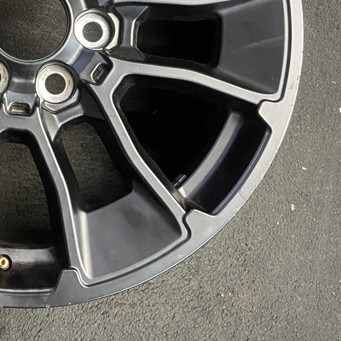 20" SEQUOIA 24-26 20x8, 6 Y spoke, Original OEM Wheel Rim - BLACK - Back View