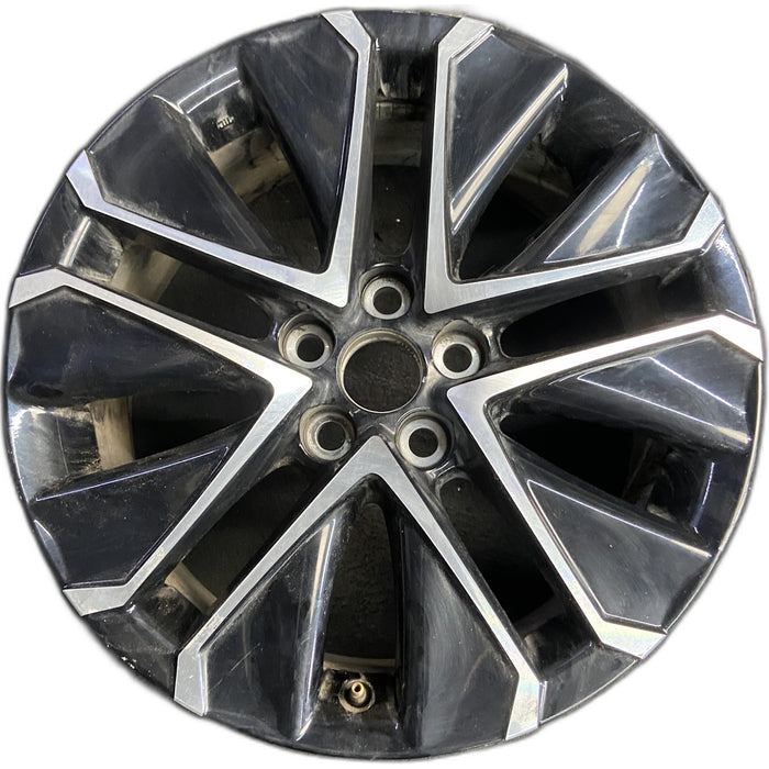 19" MIRAI 21-26 19x8 , machined Original OEM Wheel Rim - Front View