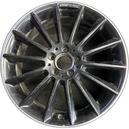 19" MERCEDES CLA-CLASS 20-22 118 Type, CLA250, 19x7.5, 14 spoke, black Original - Front View