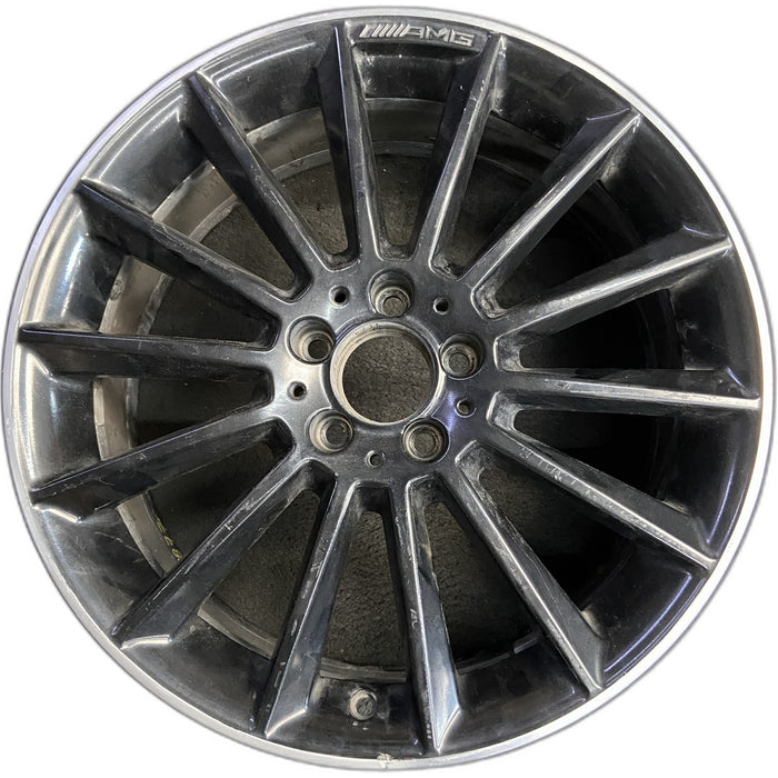 19" MERCEDES CLA-CLASS 20-22 118 Type, CLA250, 19x7.5, 14 spoke, black Original - Front View