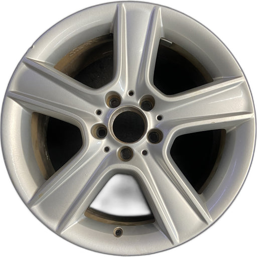 17" MERCEDES C-CLASS 10 204 Type; C300, 17x7.5, 5 spoke Original OEM Wheel Rim - Front View