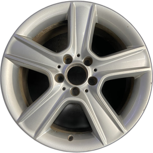 17" MERCEDES C-CLASS 10 204 Type; C300, 17x7.5, 5 spoke Original OEM Wheel Rim - Front View
