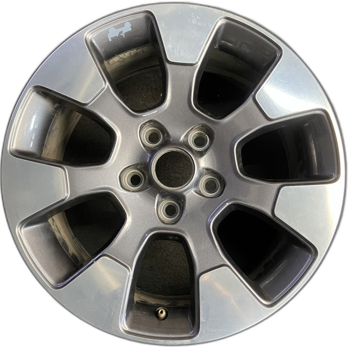 18" WRANGLER 18 VIN X , 18x7.5, 7 spoke, Original OEM Wheel Rim - Front View
