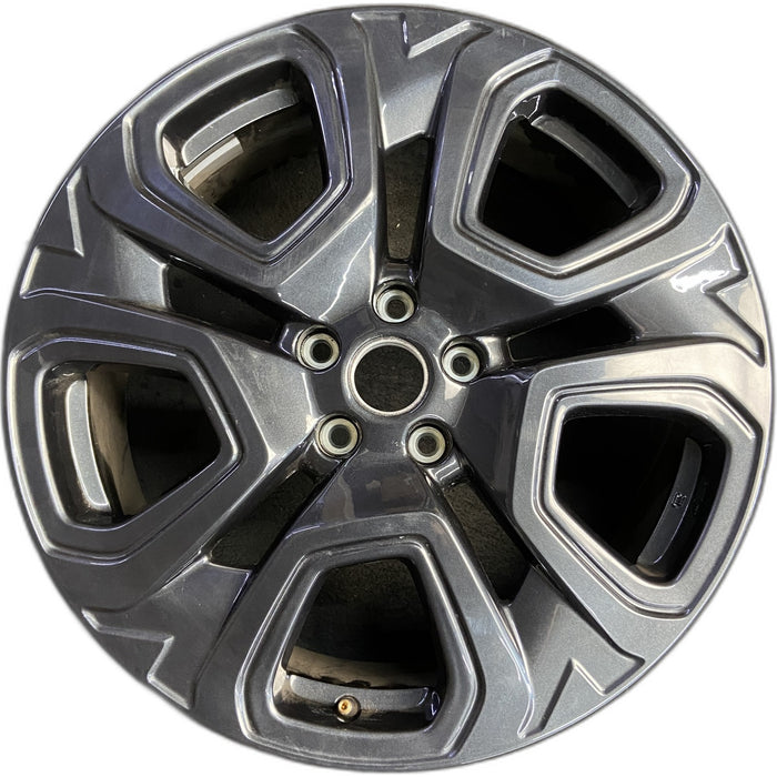 20" ASCENT 23-26 20x7.5, black Original OEM Wheel Rim - Front View