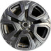 20" ASCENT 23-26 20x7.5, black Original OEM Wheel Rim - Front View