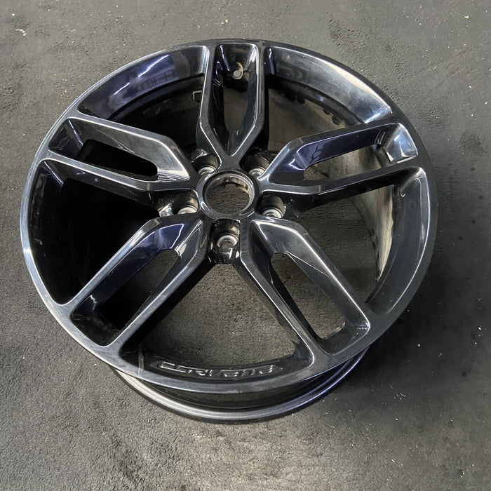 19" CORVETTE 14-19 front, 19x8.5, black Original OEM Wheel Rim - View 8