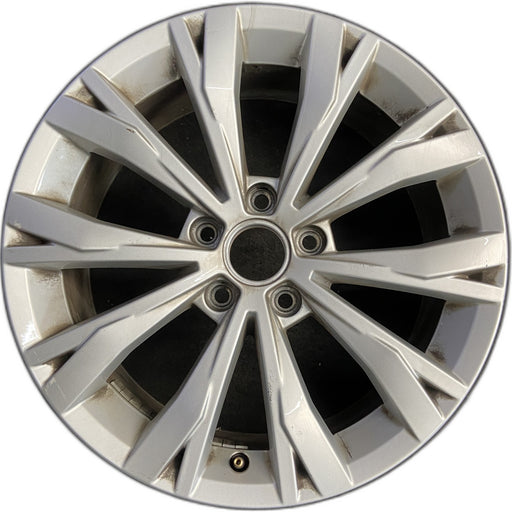 17" TIGUAN 18 17x7 , , split spoke Original OEM Wheel Rim - Front View