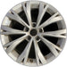 17" TIGUAN 18 17x7 , , split spoke Original OEM Wheel Rim - Front View