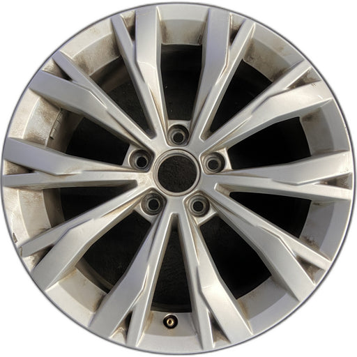 17" TIGUAN 18 17x7 , , split spoke Original OEM Wheel Rim - Front View
