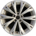 17" TIGUAN 18 17x7 , , split spoke Original OEM Wheel Rim - Front View