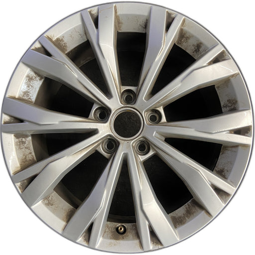 17" TIGUAN 18 17x7 , , split spoke Original OEM Wheel Rim - Front View