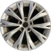 17" TIGUAN 18 17x7 , , split spoke Original OEM Wheel Rim - Front View