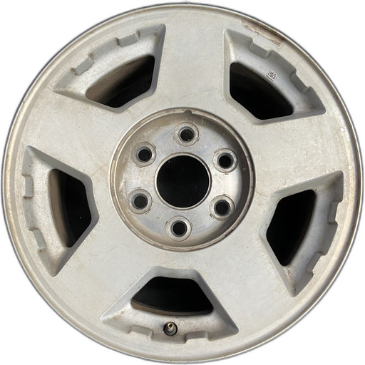 17" SILVERADO 1500 PICKUP 04 17x7.5, Original OEM Wheel Rim - Front View